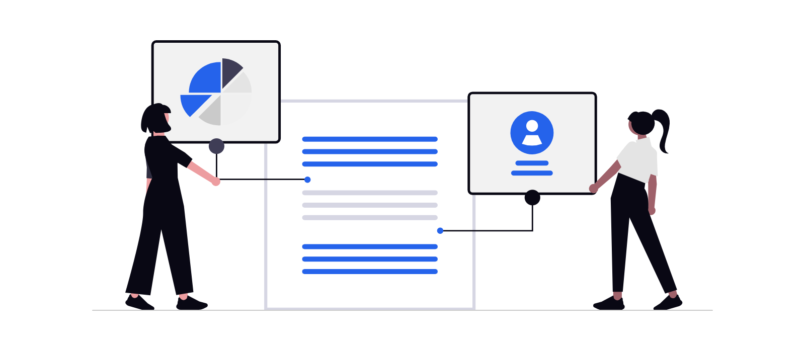 Customer insights and profiles visualization